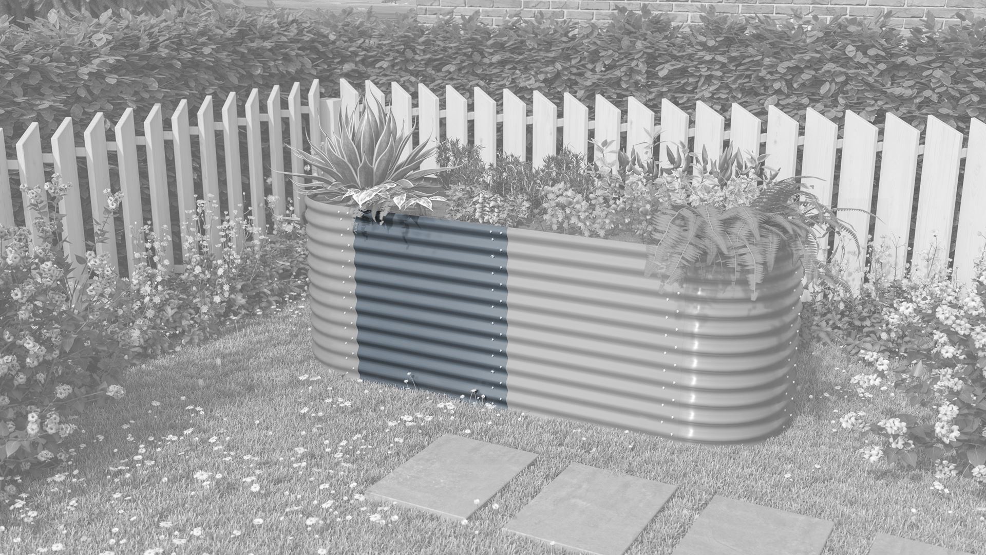 Vitavia uitbreiding voor kweekbak Stretched 858 - graniet - 85,8cm afbeelding