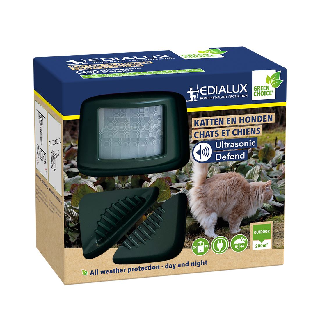 Edialux Ultrasonic Defend Katten En Honden afbeelding