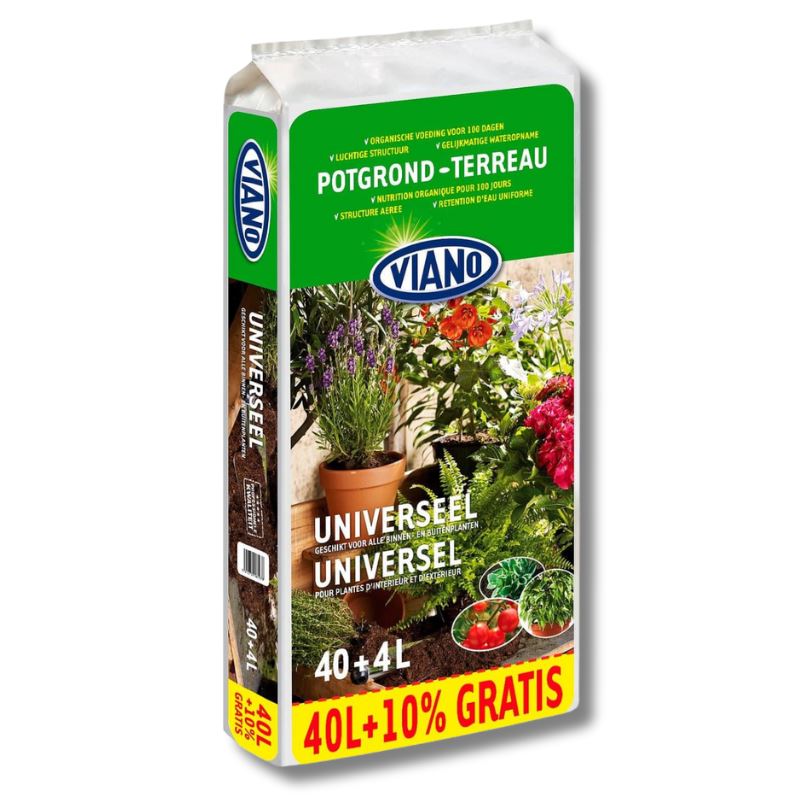 Viano potgrond universeel - 44l (40 liter + 4 liter gratis) afbeelding