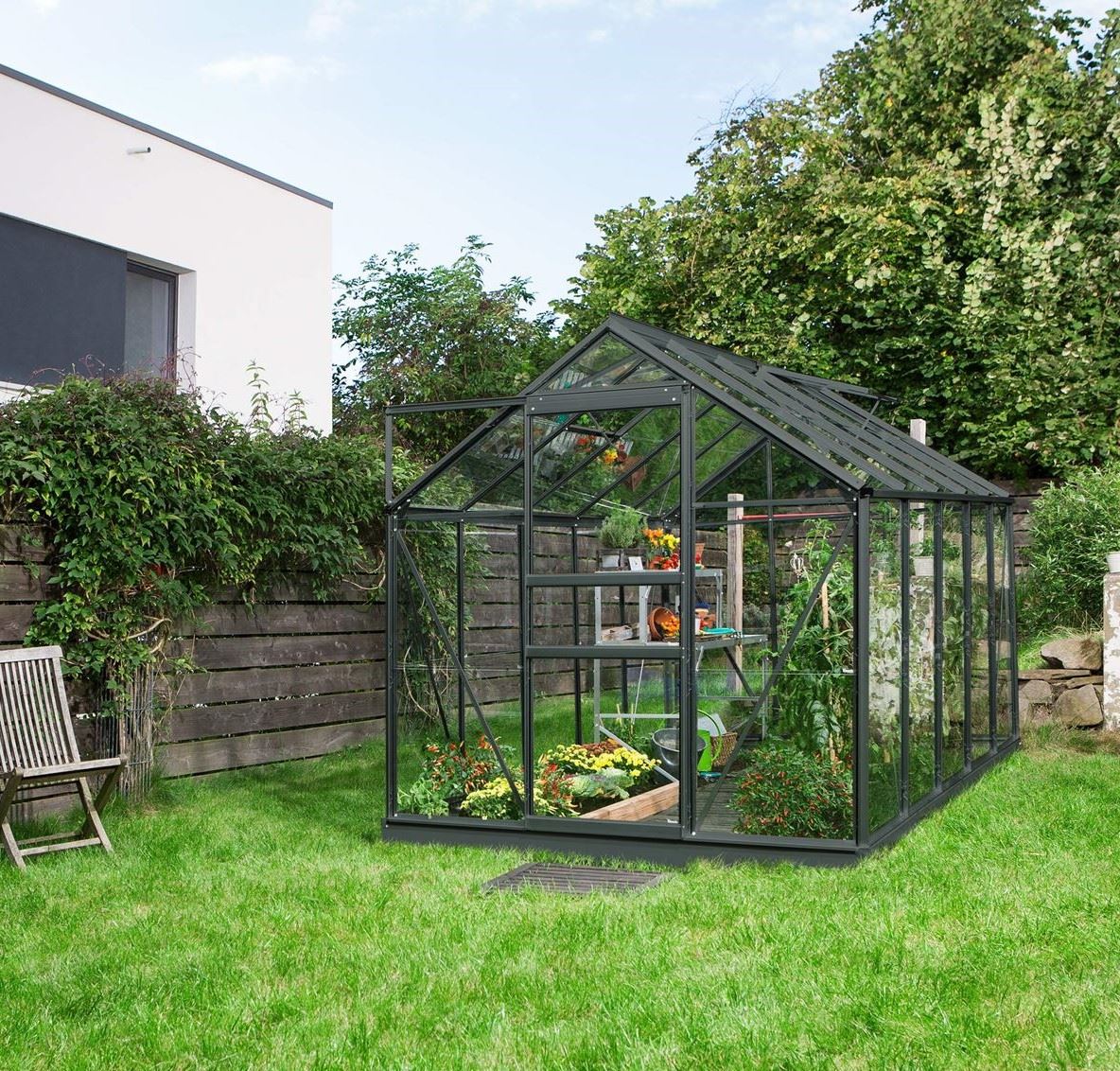 Vitavia Venus serre - 6,2m² - Zwart afbeelding