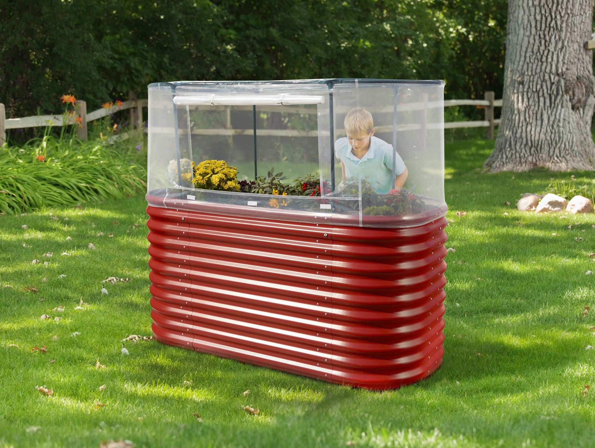 Vitavia afdekking verhoogd zaaibed S - 165cm x 76cm x 105cm afbeelding