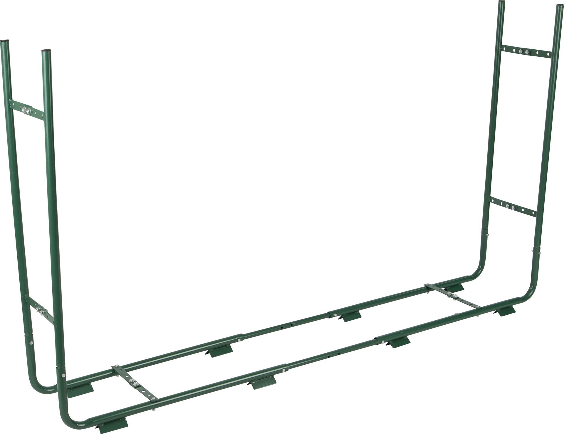 Practo Garden verstelbaar houtstapelrek groen - Opberging - 30x220x105cm afbeelding