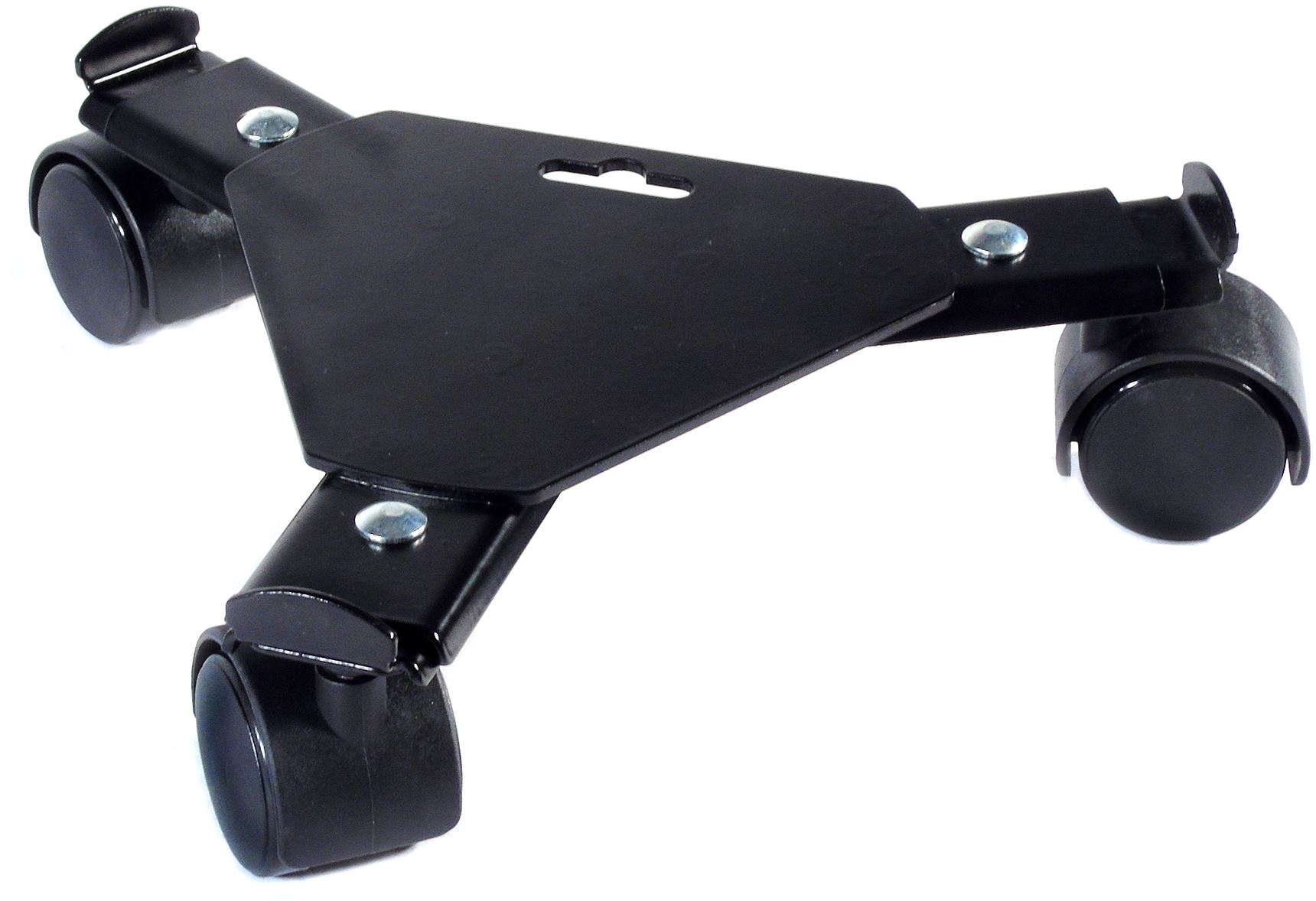 Nature Planttrolley metØ27-37cm zwart, verstelbaar met 3 armen/wielen afbeelding