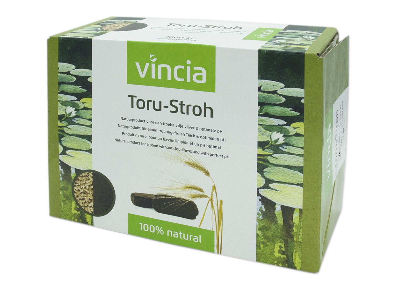 Velda Vincia Toru-Stroh 2600 g - natuurproduct voor vijvers, gerstestro en hoogveenturf afbeelding