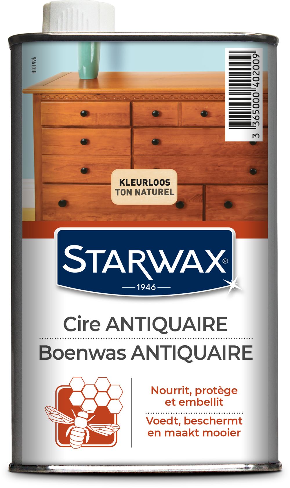 Starwax vloeibare antiquaire boenwas - Kleurloos - 500ML afbeelding