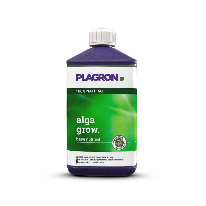 Plagron Alga Grow Organische groeivoeding - 1 Liter - Op basis van algen - Voor de groeifase - Bevordert wortelontwikkeling - Binnenkweek