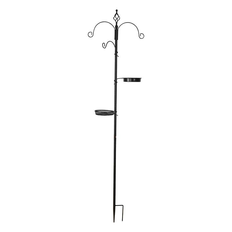 Esschert Design voederstation S - LxBxH: 54,2x25,3x199,5cm afbeelding
