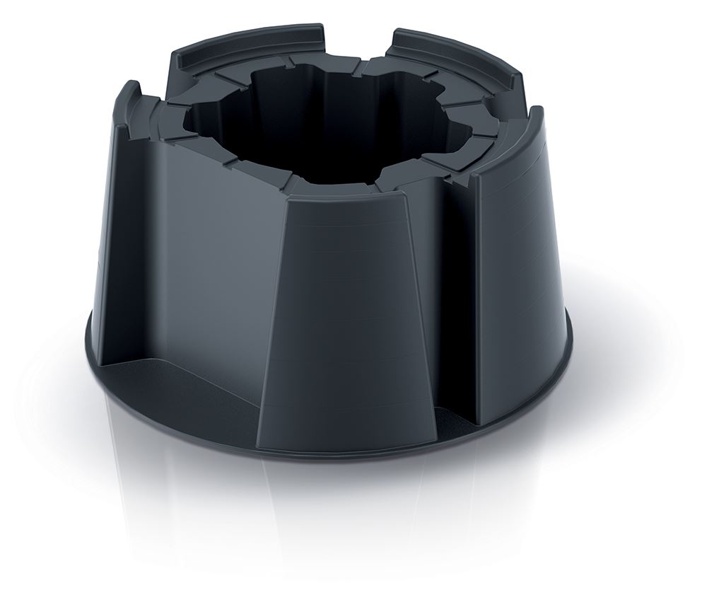 Prosperplast Basecan Regenton Voet - Ø 60,8 cm - Antraciet