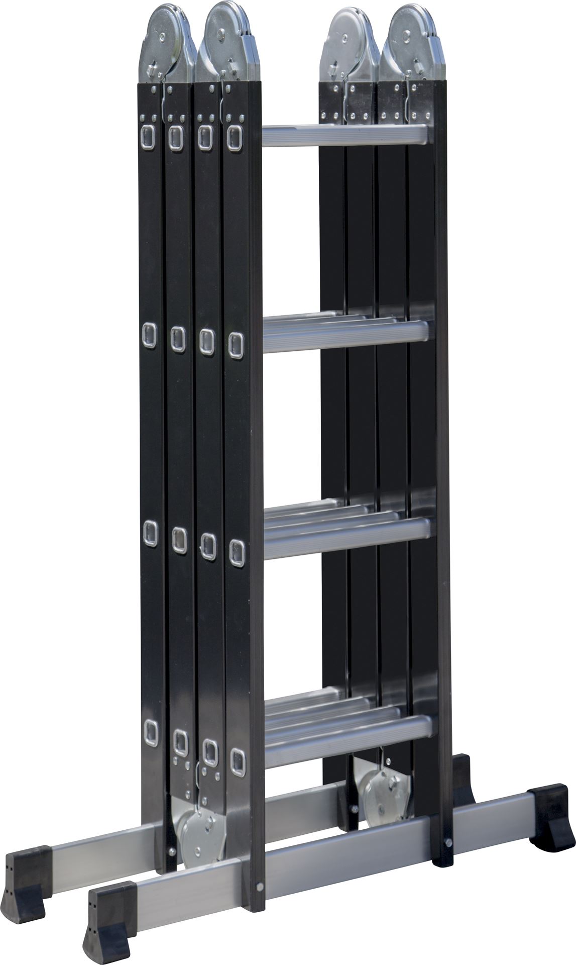 Escalo 2-in-1 Multifold vouwladder - Zwart afbeelding