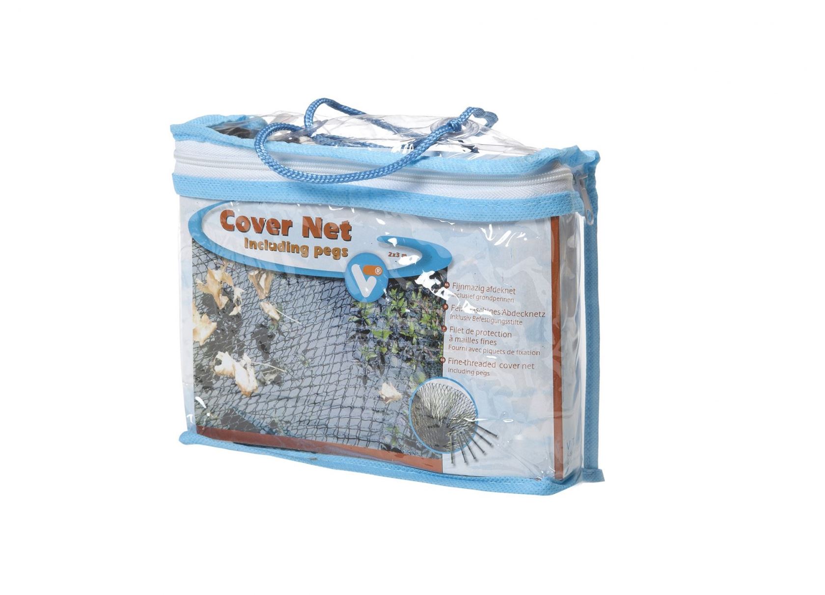 VT Cover Net 2 x 3 m - afdeknet met 6 grondpennen, in handige bewaartas afbeelding