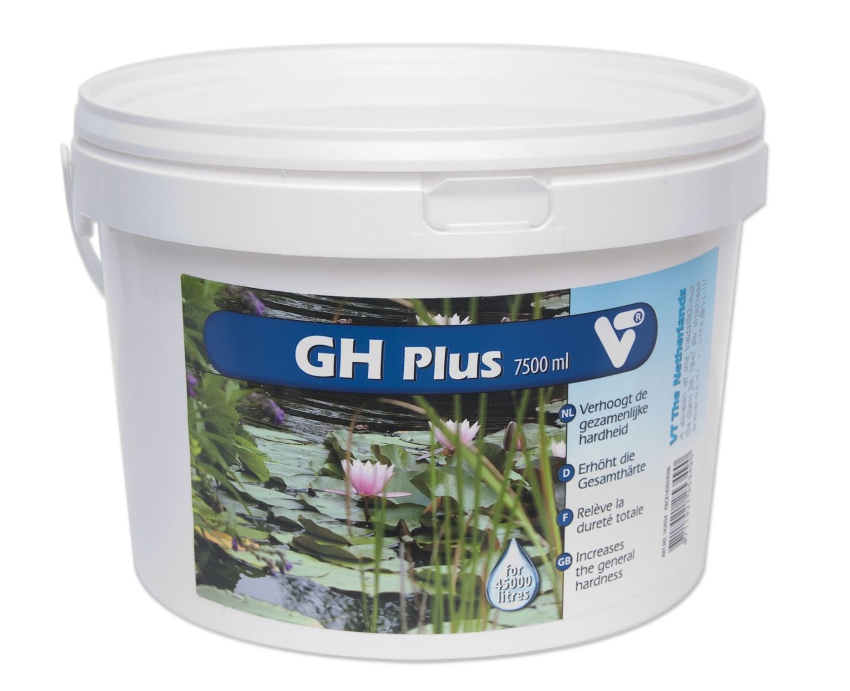 VT GH Plus 7.5 l voor 45.000 l - verhoogt de gezamelijke hardheid, in handige emmer afbeelding