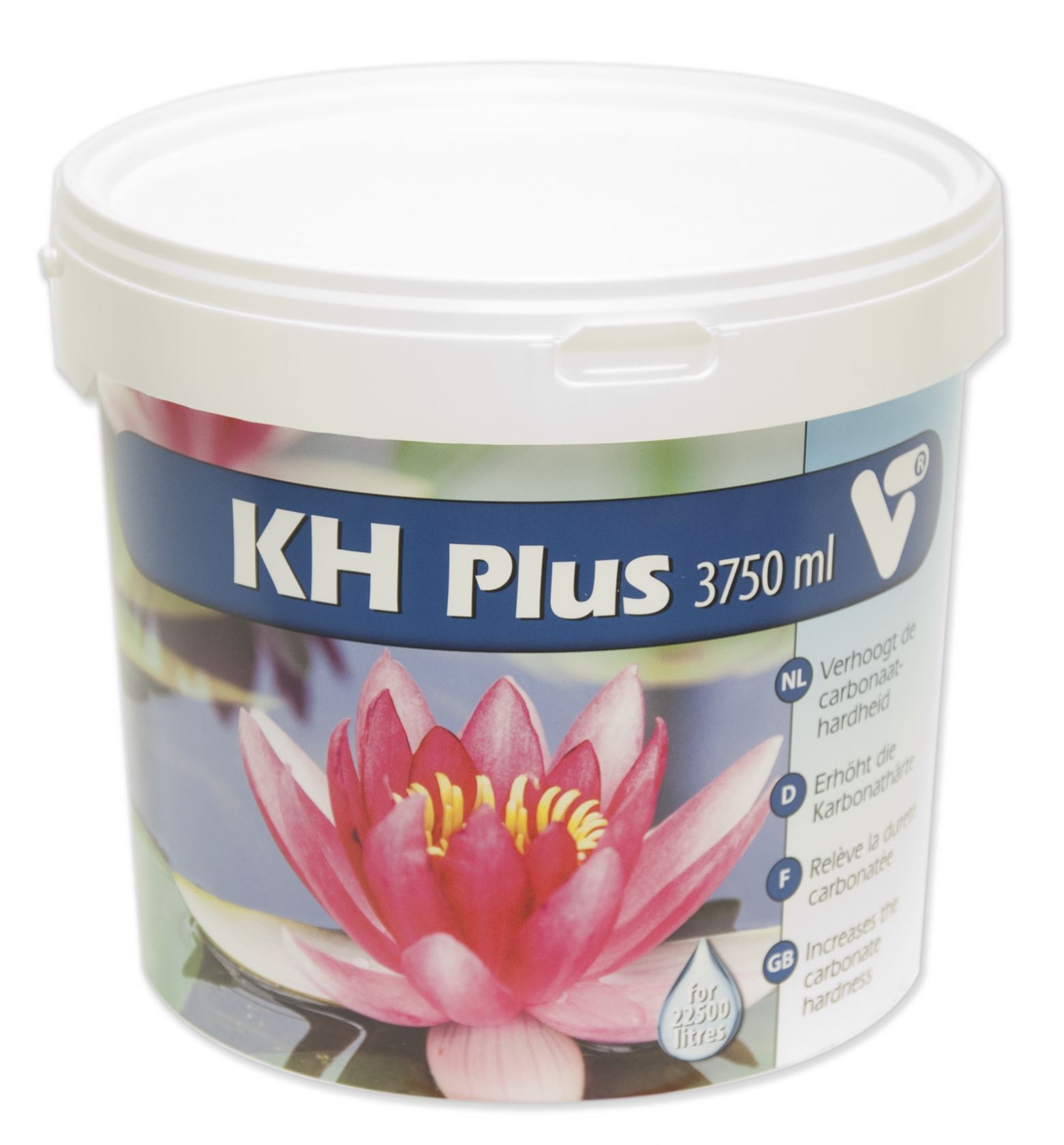 VT KH Plus 3750ml voor 22.500 l - verhoogt de carbonaathardheid, in handige emmer afbeelding