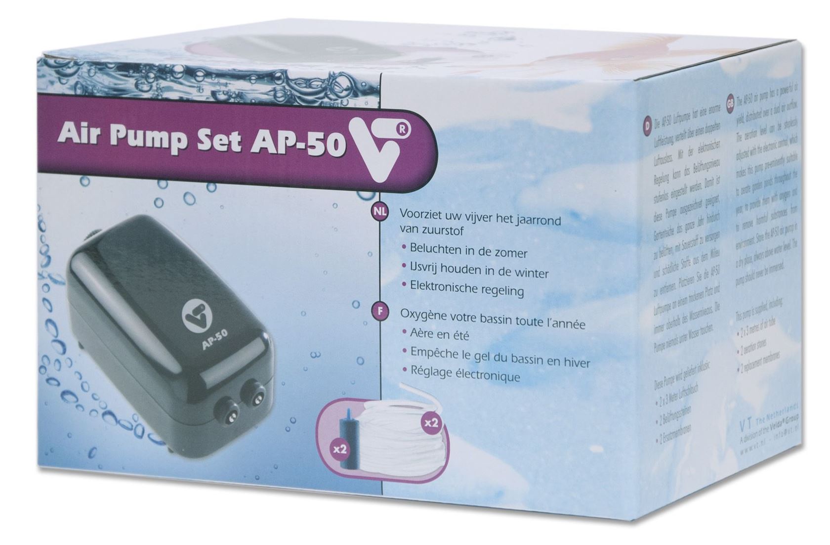 VT V-Tech Air pump Set AP-50 - luchtpomp met luchtslang en luchtstenen afbeelding
