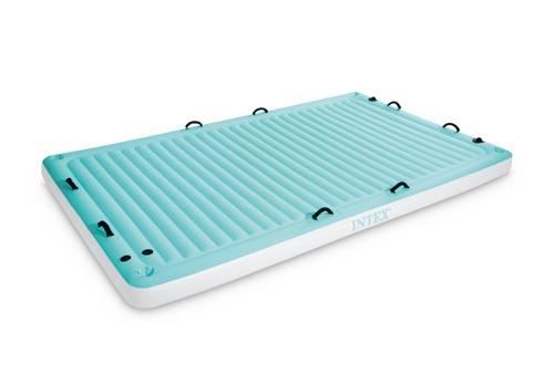 Intex opblaasbare luchtmatras Water Lounge XL - blauw - L310 x B183 cm afbeelding