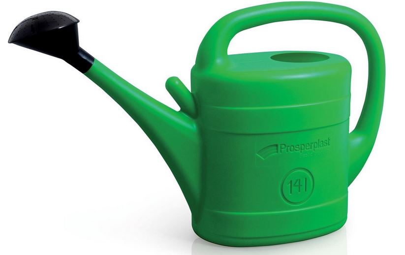 Prosperplast Spring 14L - Gieter - Groen - Schokbestendig - Voor Binnen en Buiten - Moderne Stijl afbeelding