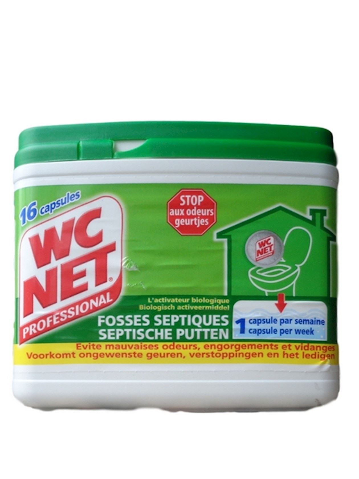 WC NET'Professional'activator voor septische putten - 16 capsules afbeelding