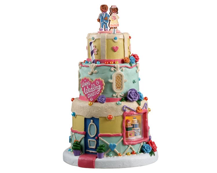 Lemax -'Wendy's Wedding Cakes'- Verlicht gebouw - Exclusief adapter (Werkt op batterijen) afbeelding