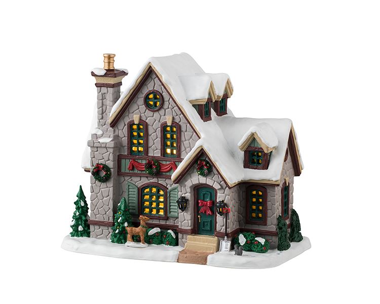 Lemax - 'White Christmas' - Verlicht gebouw