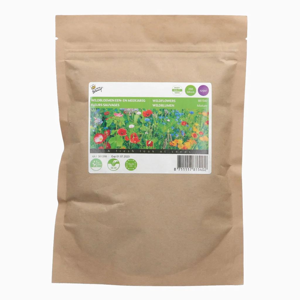Buzzy bloemenweide -één- en meerjarig - 250g afbeelding
