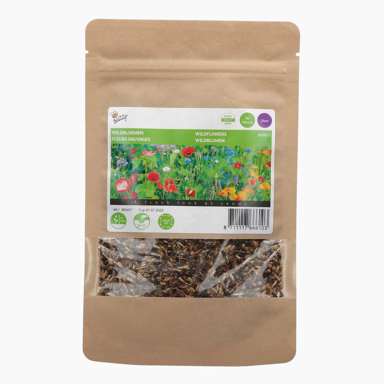 Horti Tops bloemenweide -één- en meerjarige wildbloemen - 50g voor 25m² afbeelding