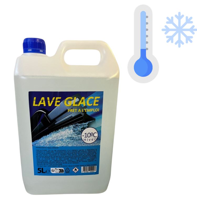 Winter ruitenwisservloeistof - 5l - tot -10°C afbeelding