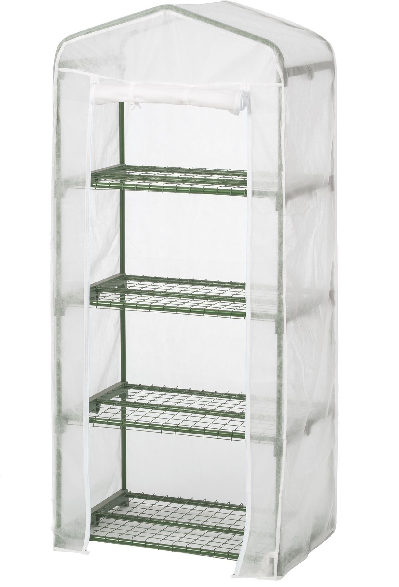 Nature winterhoes voor kas - H160x69x49cm - 30g/m² - wit afbeelding