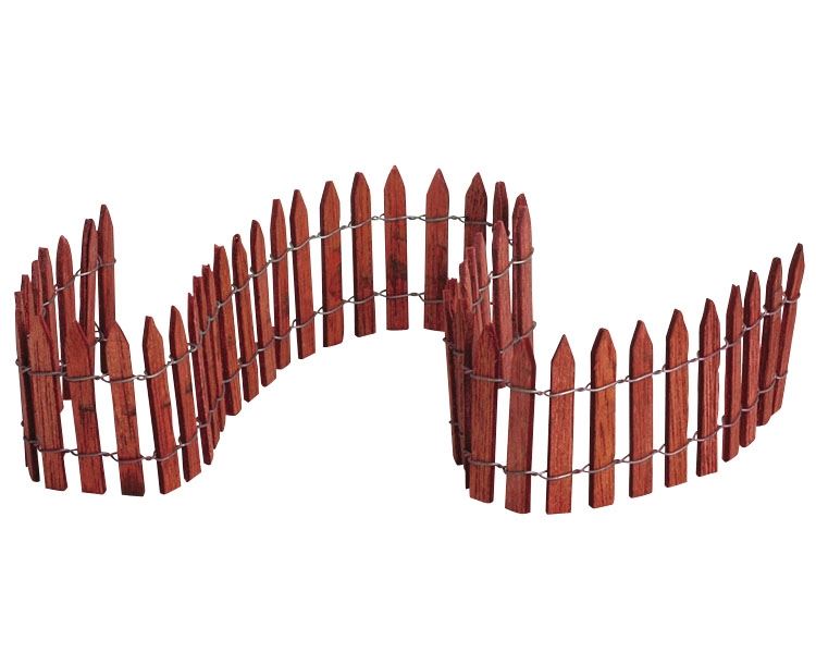 Lemax Wired Wooden Fence landschap afbeelding