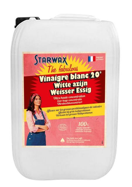 Starwax the Fabulous Witte Azijn 20° - 10L afbeelding