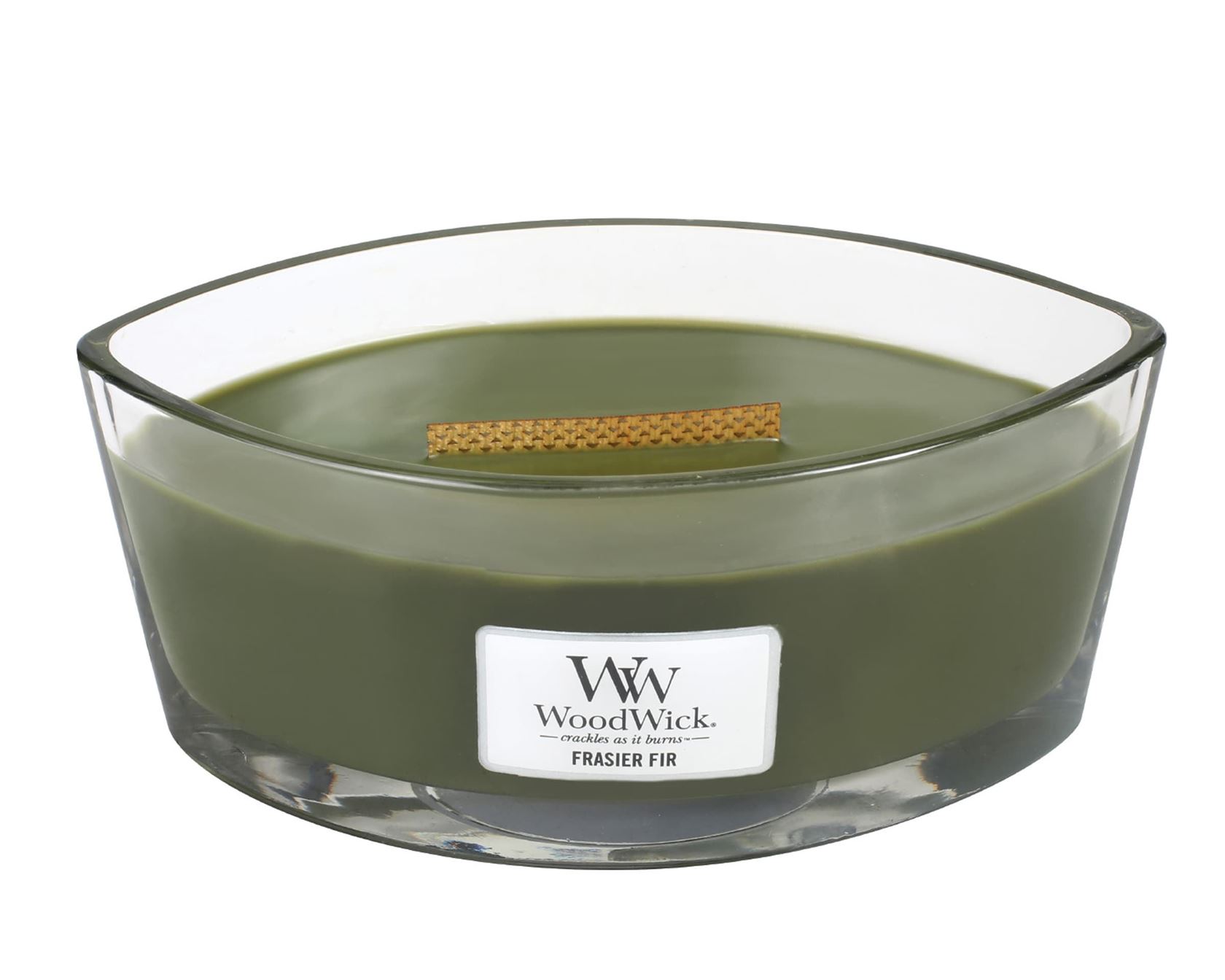 WoodWick geurkaars - Ellipse HearthWick Flame - Frasier Fir afbeelding