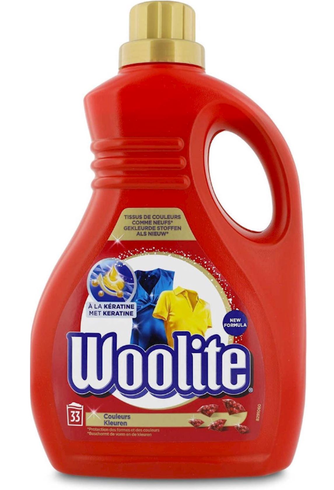 Woolite Vloeibaar Wasmiddel - Kleuren (Met Keratine) - 2 Liter