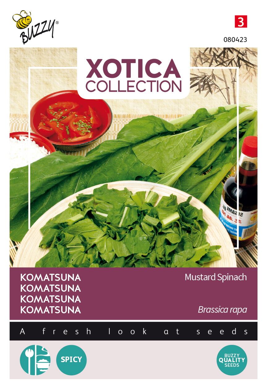 Buzzy® Xotica Komatsuna zaden afbeelding