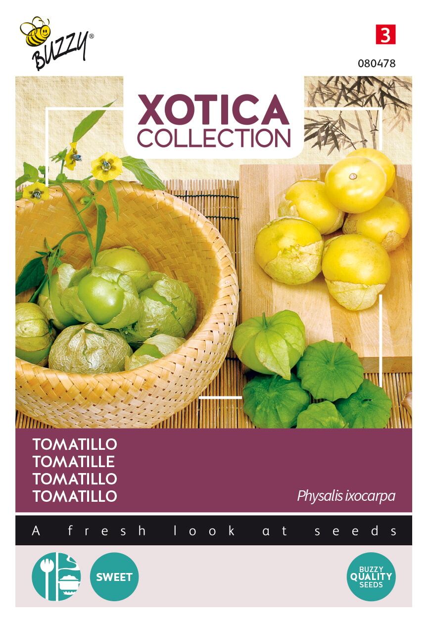 Buzzy® Xotica Tomatillo zaden - Mexicaanse Aardkers afbeelding
