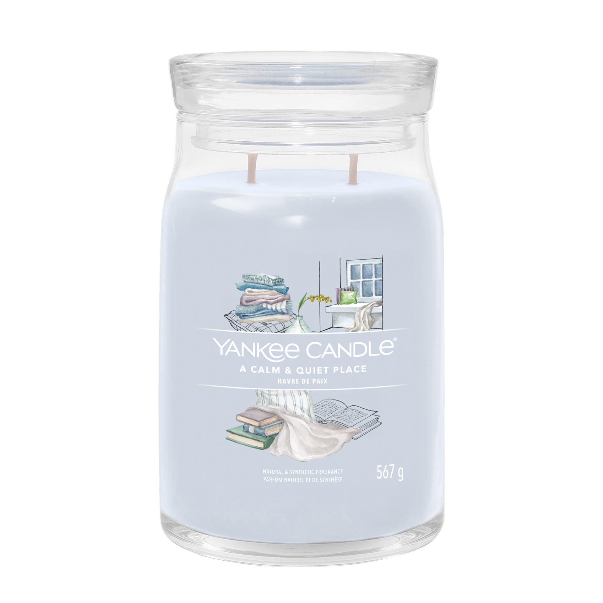 Yankee Candle geurkaars - A Calm&Quiet Place - Signature Large Jar afbeelding