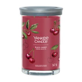 Yankee Candle geurkaars - Black cherry - Signature Large Tumbler afbeelding