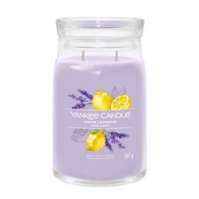 Yankee Candle geurkaars - Lemon Lavender - Signature Large Jar afbeelding
