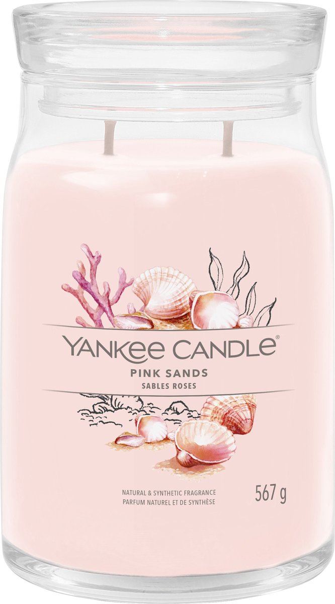 Yankee Candle geurkaars - Pink Sands - Signature Large Jar afbeelding
