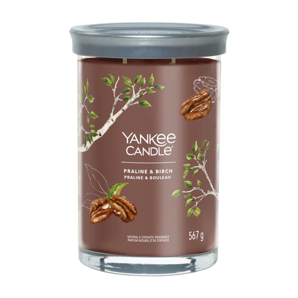 Yankee Candle geurkaars – Praline & Birch – Signature Large Tumbler