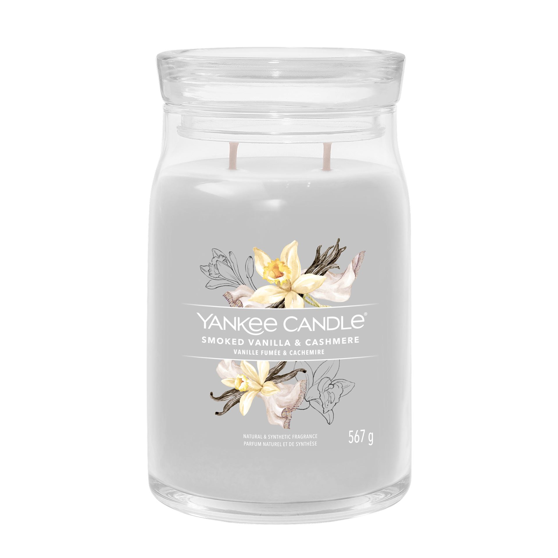 Yankee Candle geurkaars - Smoked Vanilla&Cashmere - Signature Large Jar