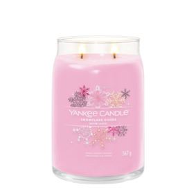 Yankee Candle Snowflake Kisses Large Jar– Geurkaars – 90 branduren – Twee Lonten afbeelding