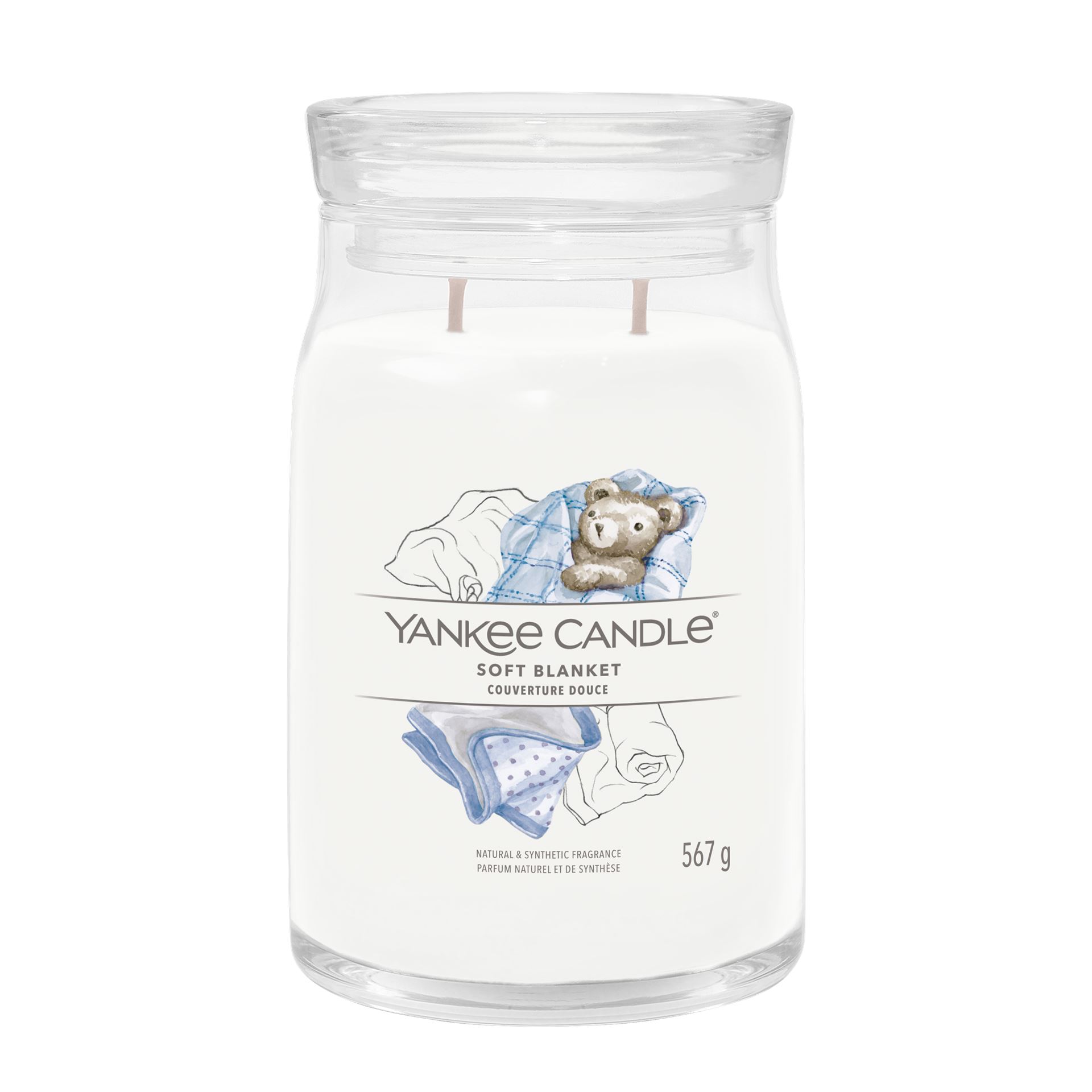 Yankee Candle geurkaars - Soft Blanket - Signature Large Jar afbeelding