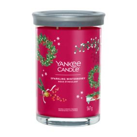 Yankee Candle geurkaars - Sparkling Winterberry - Signature Large Tumbler afbeelding