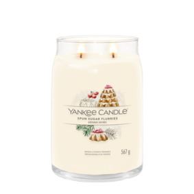 Yankee Candle Spun Sugar Flurries Large Jar– Geurkaars – 90 branduren – Twee Lonten afbeelding