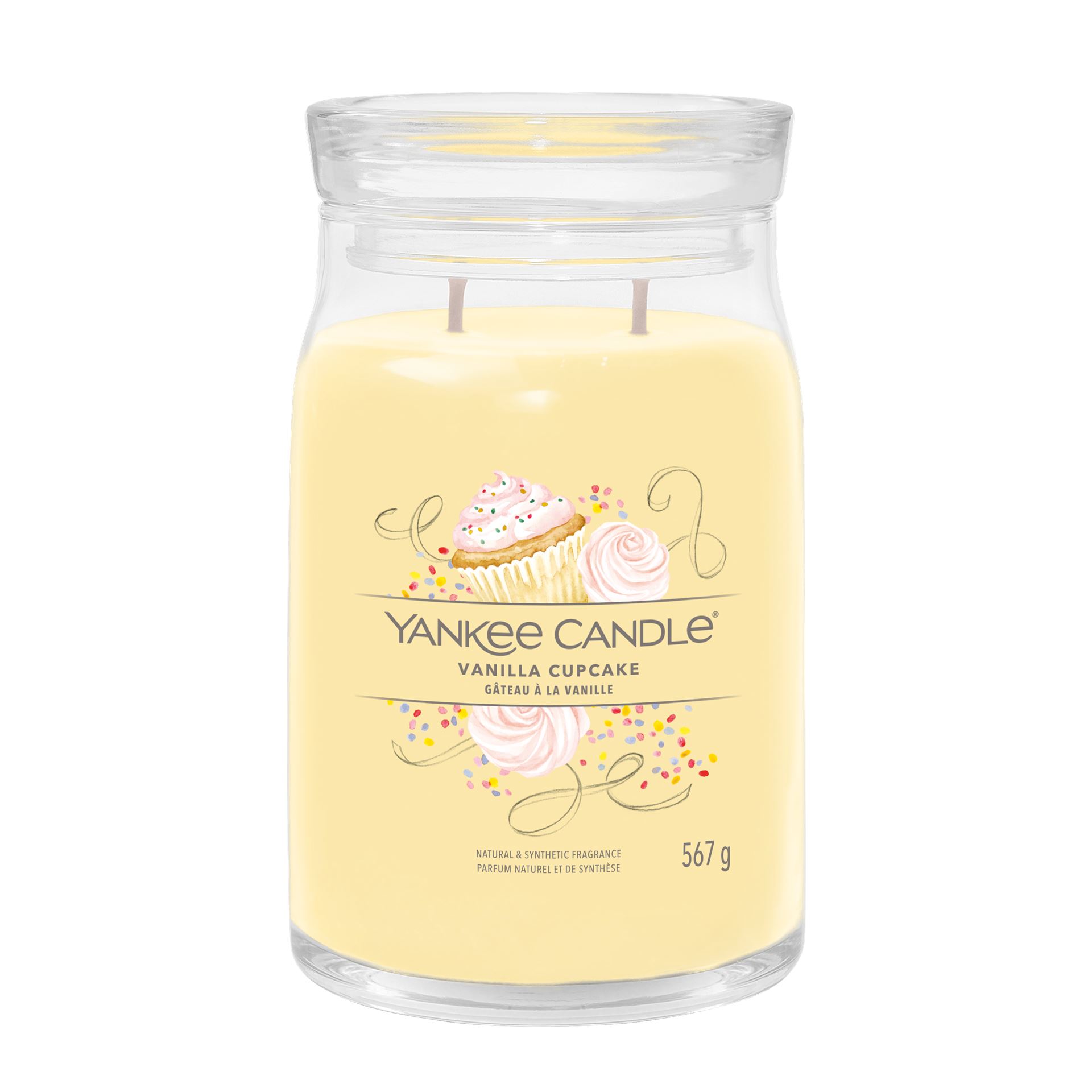 Yankee Candle geurkaars - Vanilla Cupcake - Signature Large Jar afbeelding